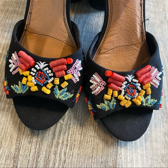 Rampage embroidered bohemian heels - Picture 5 of 10